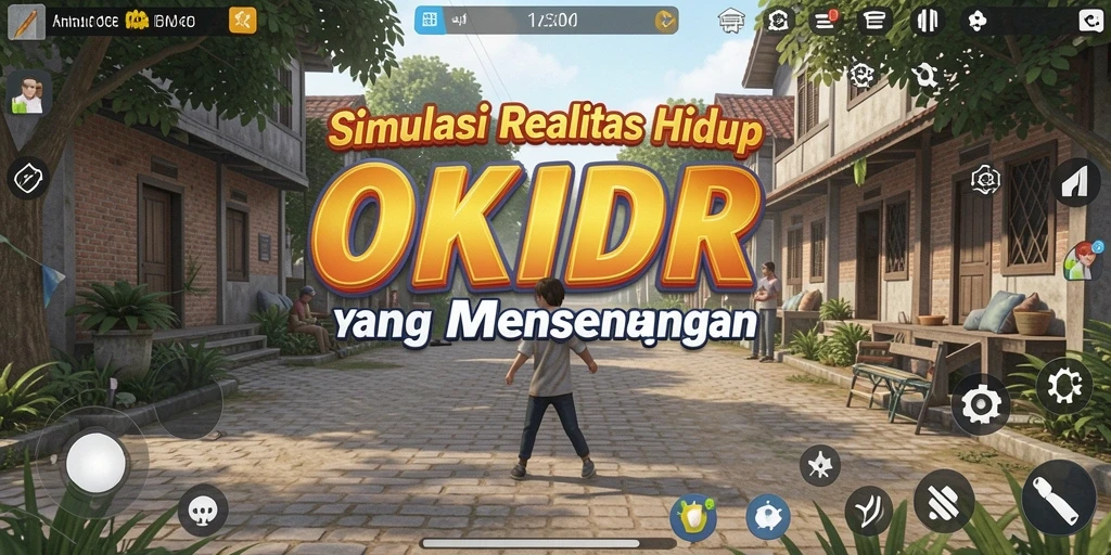 Screenshot dari gameplay OKIDR yang memperlihatkan pengalaman simulasi yang mendalam.