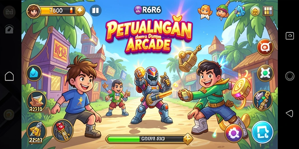 Tampilan gameplay R6R6 yang penuh aksi dan seru.