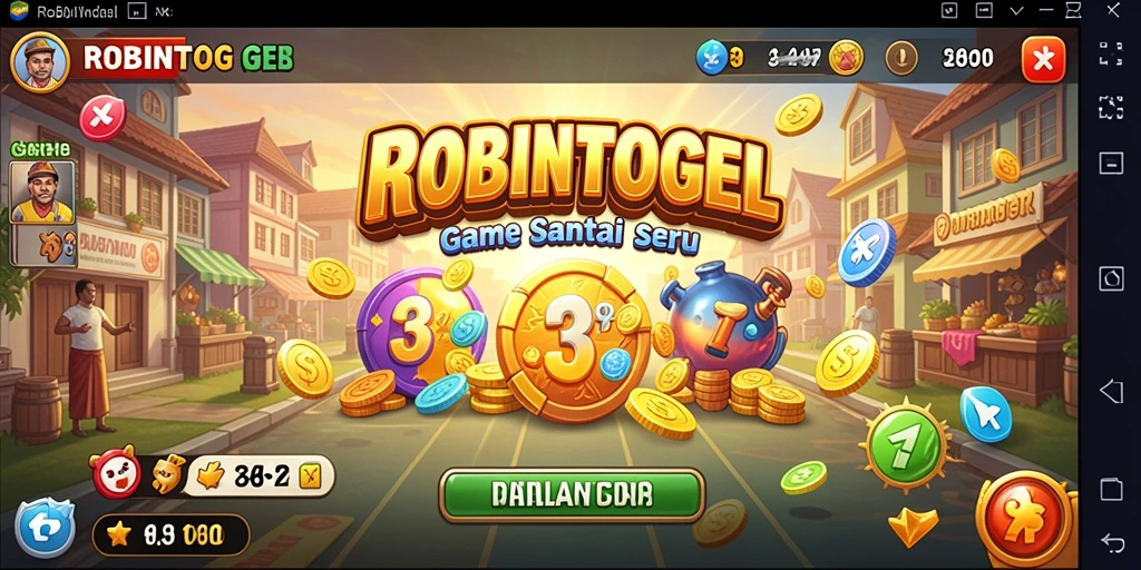 Tampilan menarik dari gameplay ROBINTOGEL yang menghibur.