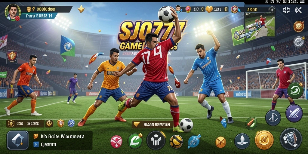 Screenshot gameplay SJO777 yang menampilkan aksi olahraga yang mendalam.